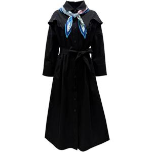 [메지스]가오리핏 어깨 프릴 롱 원피스(XA0WD01OP0)