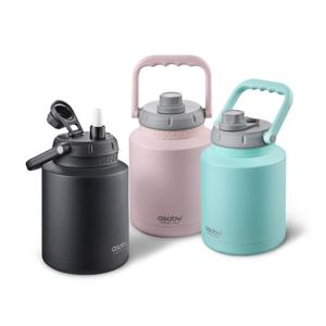 아소부 스테인레스 보온보냉 캠핑 휴대용 미니 워터저그 1L