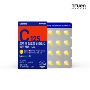 [트루엔] 리포좀 비타민C 셀프케어 125mg 120정, 1박스
