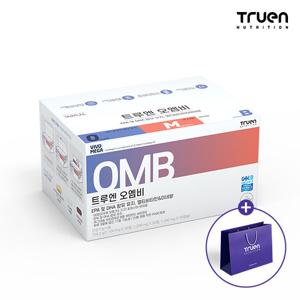 [트루엔] 오엠비(오메가3+마그네슘+비타민B) 1박스 (증정 쇼핑백(대) 1ea)