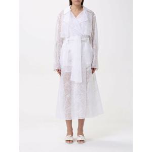 [GENNY] 라프리마 여성 자켓 실크 트렌치코트 코트 78AAT920NR006 003 화이트 /6