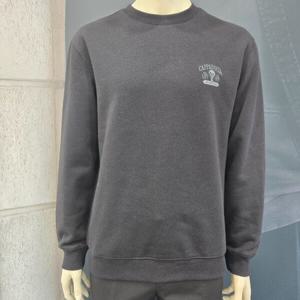 [지오지아]남자티셔츠/맨투맨/기모/라운드넥/ABF1TR1102-BK_OD