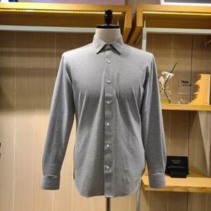 [올젠]ZOF5WD1301GR_트리코트 저지 드레스 셔츠