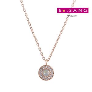 18k 10월 탄생석 천연 오팔목걸이 18k목걸이