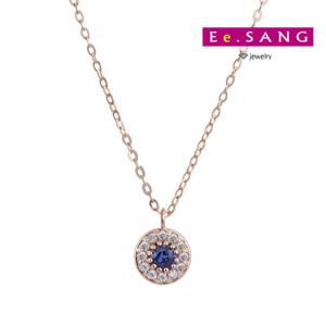 18k 9월 탄생석 천연 사파이어목걸이 18k목걸이