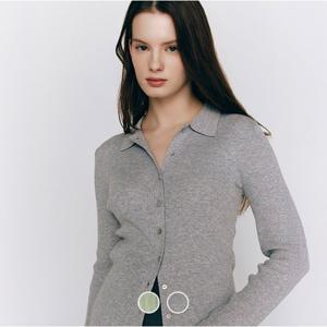 [지오다노]여자 봄 간절기 카라 가디건 355517