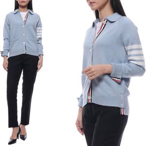 [톰브라운] 24SS 여성 래글런 카라 니트 가디건 (FKC558A Y1002 480 24S)