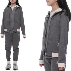 [버버리] 24SS EKD 자수 후드집업 (8078317 CHARCOAL GREY MELANGE 24S)
