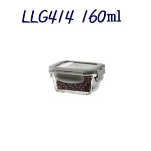 락앤락 유로 직사각 160ml 그레이 실리콘 LLG414 유리밀폐용기
