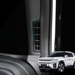 토레스 EVX 튜닝 A필러 송풍구 커버 카본 몰딩 보호 튜닝몰딩용품