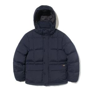 [헤지스] [PRIME DOWN] 네이비 후드탈착 구스다운 패딩 점퍼(HZJU4D501N2)