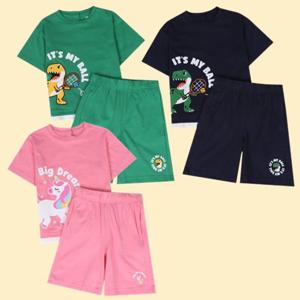 [코코리따]스포티 링거넥반팔티셔츠바지세트CEMS25SE3