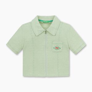 [베네통키즈] 져지 집업 가디건_QAKC06511GN