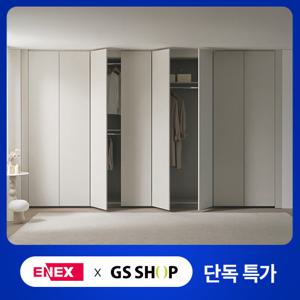 에넥스 클로스 E0 무몰딩 여닫이 붙박이장 9자 270cm (고급형)