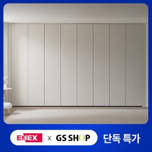 에넥스 클로스 E0 무몰딩 여닫이 붙박이장 10자 300cm (실속형)