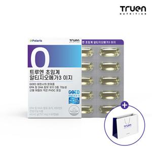 [트루엔] 초임계 알티지오메가3 이지 60캡슐, 1박스 (증정 쇼핑백(소) 1ea)
