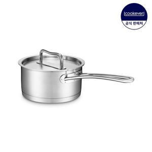 쿠치나레 러브 인덕션 스텐 편수 냄비 16cm