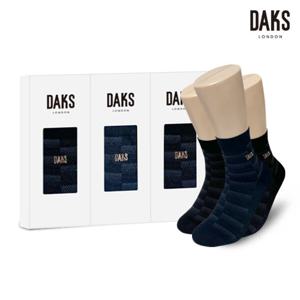 닥스양말 신사3족 선물세트 면후다중목 그라데이션 25307