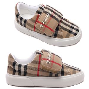 [버버리] 24SS 체크 벨크로 스니커즈 (8079075 ARCHIVE BEIGE 24S)