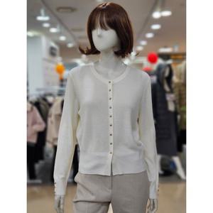 [아날도바시니]골드 미니 버튼 와플 가디건 AY02KC31S1