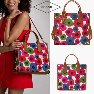 파슬 Fossil SHB3267 여자 프린티드 Kyler 라지 토트 크로스백