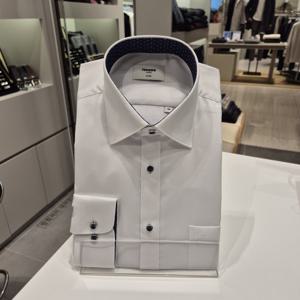 [레노마] 신축성과 통기성이우수한 링클프리 일반핏긴팔 남자셔츠RPSSG1025화이트