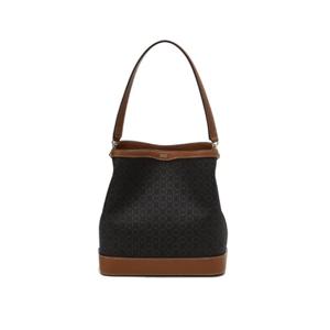 [닥스핸드백] 세인트바넷 DD패턴 브라운 가죽배색 버킷백 M DCBA4E863