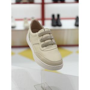 [엘칸토] [엘칸토] 여성 천연가죽 장식 밴딩 스니커즈 3컬러택1