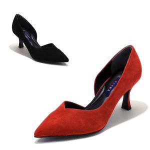 [세라] 여성 구두 포인티드토 인사이드오픈 펌프스 S24P504 블