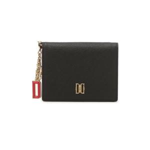 [닥스핸드백] DAKS 참장식 DD로고 블랙 카드지갑 DCWA4E012
