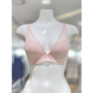 [엘르] 핑크 세미 딥 브이 메쉬 브라 EDWBR564PK