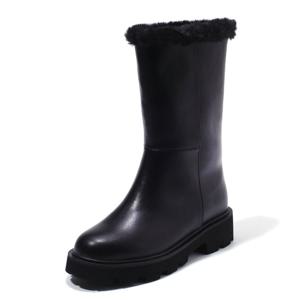 [세라] 구두 여성화 컴포트 경량 앵클 퍼부츠 C23A405 블랙 4CM