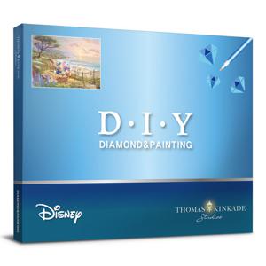 디즈니 토마스 킨케이드 도널드와 데이지 보석십자수 캔버스 40x50cm DT5011