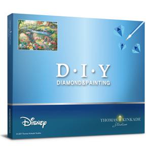 디즈니 토마스 킨케이드 이상한 나라의 앨리스 보석십자수 캔버스 40x50cm DT5005