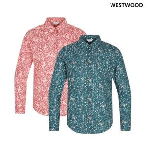 [웨스트우드] 여성 플라워 프린트 셔츠_WP1WCTW420