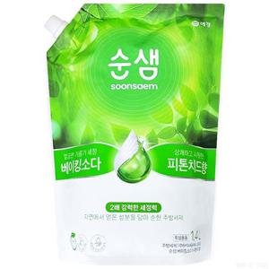 순샘 베이킹소다 피톤치드향 주방세제 리필 1400ml 업소용