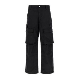 퍼플 브랜드 오븐 카고 와이드 팬츠 P527WCBB125 BLACK