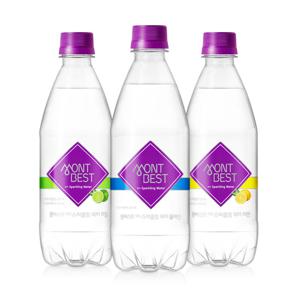 몽베스트 탄산수 500mLx40병 (플레인,레몬,라임)