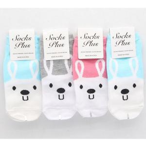 스타킹사계절양말 유아동양말 발목양말 귀여운 토끼 캐릭터 5켤레 묶음