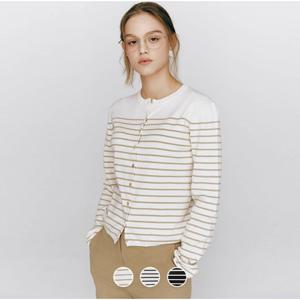 [지오다노]여자 간절기 스트라이프 가디건 355511