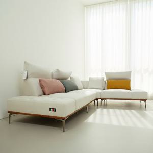 론데일 조야 아쿠아텍스 패브릭 애쉬원목 5인 코너 소파