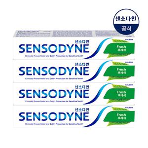 [센소다인] 후레쉬 민감성 치약 100g x4개