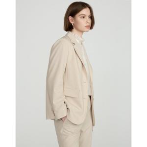 닥스 여성 25SS 베이지스티치울혼방긴팔테일러드자켓 DLJA5B201I2