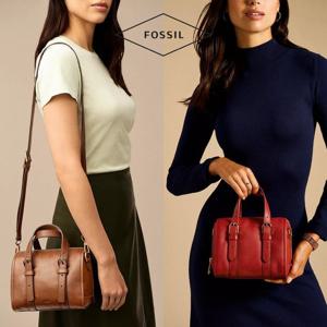 파슬 Fossil  ZB1856 여자 가방 미니 Carlie 가죽 토트 크로스백