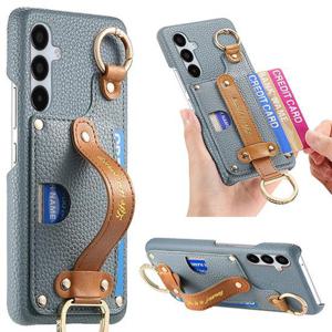 갤럭시A36 5G 가죽 카드지갑 핸드스트랩링 거치대 핸드폰 케이스