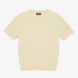 노스페이스 여성 홀리데이 반팔 스웨터 NT7AR30B