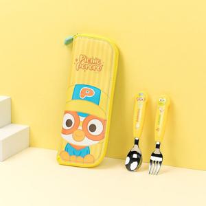 [릴팡]릴팡 뽀로로 편한 스푼포크 안전지퍼 하이수저케이스3P세트 PR8538