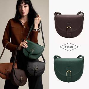 파슬 Fossil ZB11068 SA 여자 가방 플랩 Everleigh 가죽 크로스백