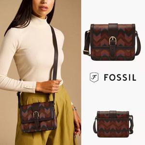 파슬 Fossil ZB11094 여자 미디엄 플랩 프린티드 Zoey 크로스백