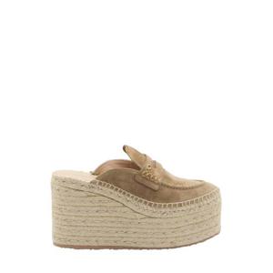 지안비토 로시 여성 베이지 웨지힐 샌들 G93056 40RIC VLJCMNA